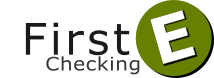 First E Checking Logo